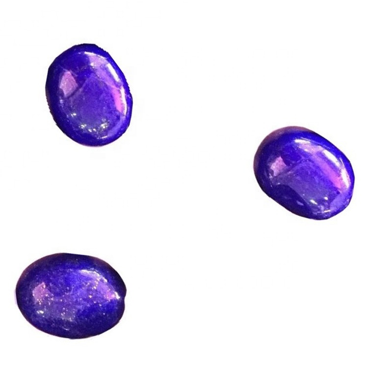 Lapis natural Lapazuli cabochon a l'engròs amb pes amb diferents formes i mides utilitzades per a la fabricació de joies 41