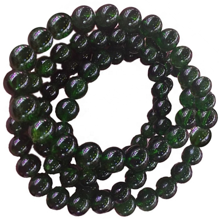 Polsera de pedres precioses de Diopside Fes perles d'engròs de beads de beads de beads d'energia 40