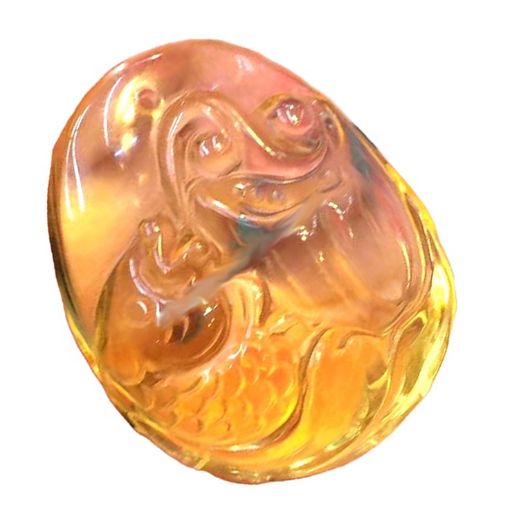 Citrine Quartz врежани мониста приврзоци креативна топла продажба 17