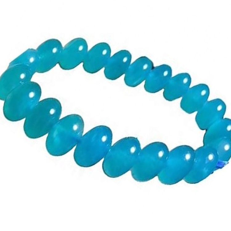 Heildverslun Colorful Amazonite Gemstone Stillanleg vír bangle armband 40