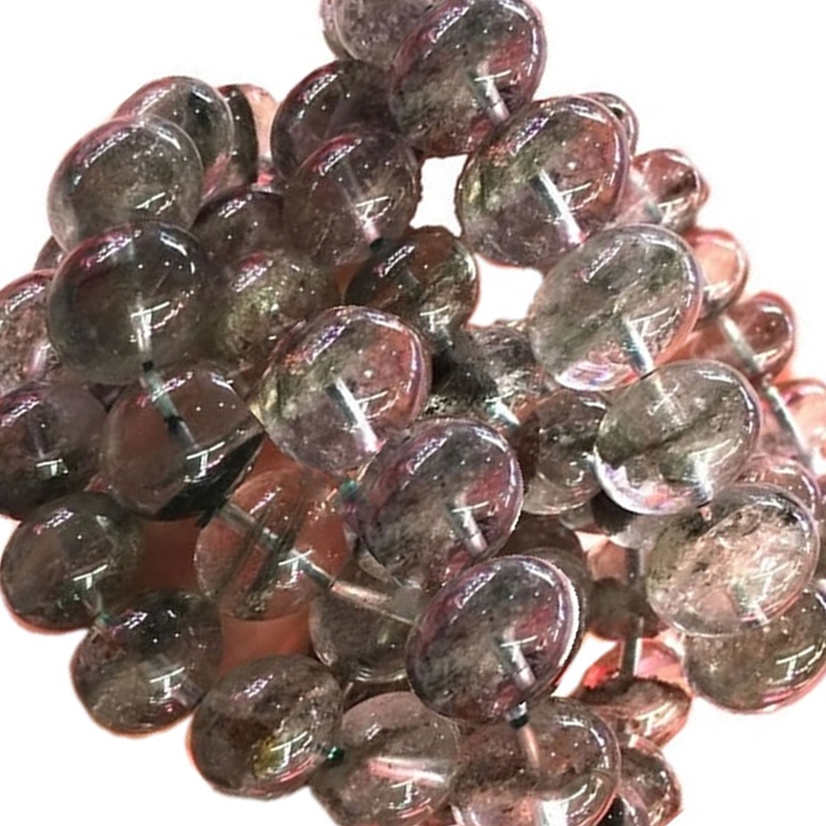 Alsó minőségű kézzel készített gyöngyök Phantom Quartz Crystal karkötők 40