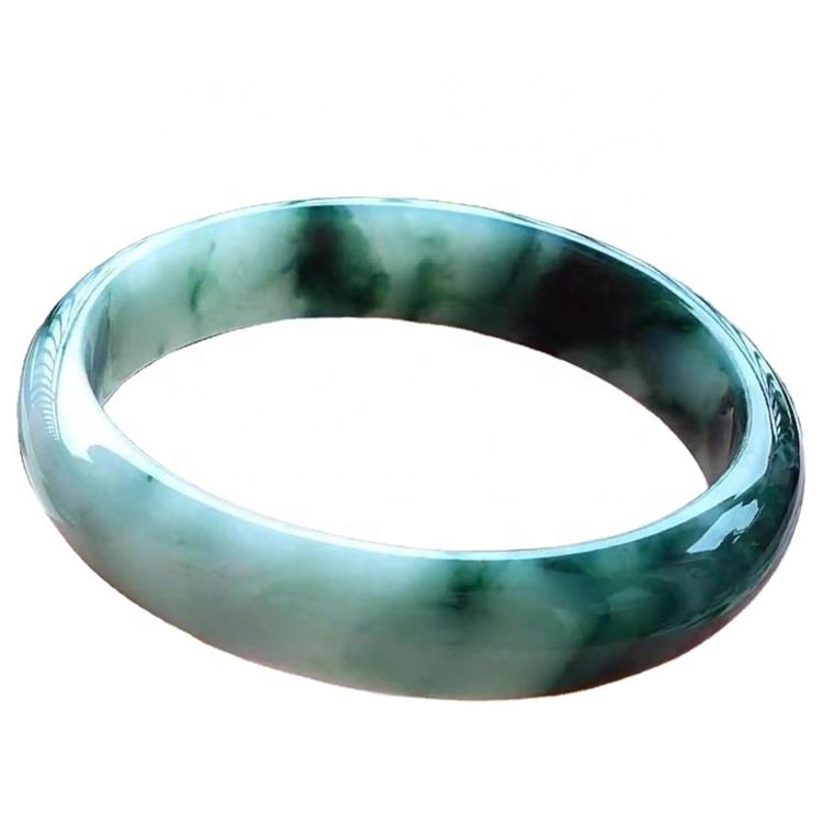 53 մմ բնական զմրուխտ gemstone bangle hot-sale մեկ զմրուխտ բիրմայներ Jade jade ադամական ադամանդներ 41