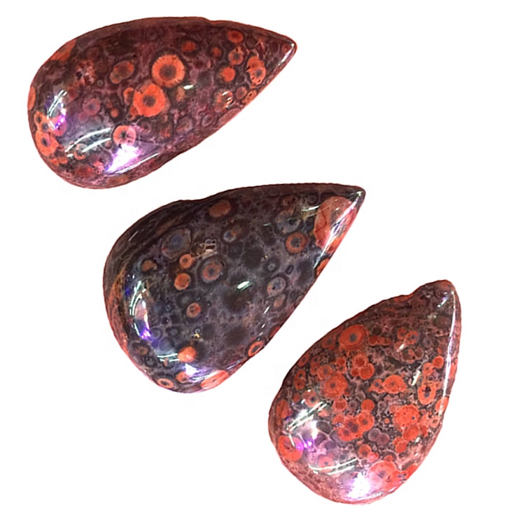 Fantastisks! Dabas okeāns Jasper Cabochon Natural Ocean Jasper dārgakmens Loose Stone Semi Dārgakmeņu rokturis rotaslietas 41