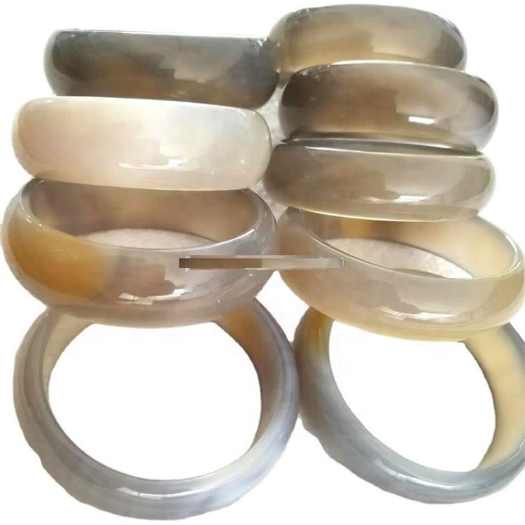 Մեծածախ բնական ագրեգատ բանգլեսի ձեռնաշղթա Gemstone զարդեր 41