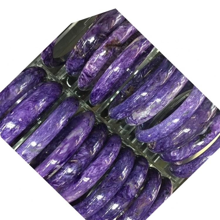 Charoat 70mm interior diametru scufundat brățară uimitor natural întuneric violet haarite brățară suflet piatră puternic emoțional emoțional 41