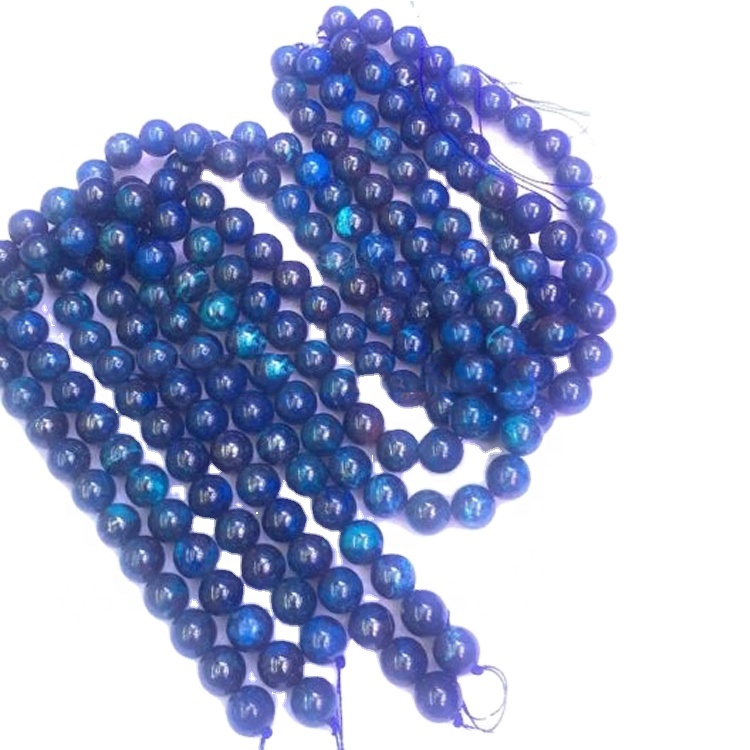 Natyrore chrysocolla rruaza balls raundin e rrumbullakët rrumbullakët e rrumbullakëta të rrumbullakëta 40