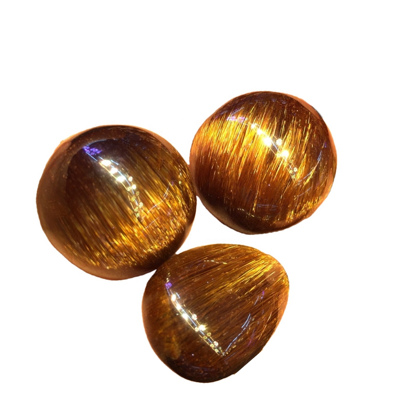 Kopar rutilated kvars Cabochon Golden Rutile Stone Natural Rutile Cabochon Gemstone 40