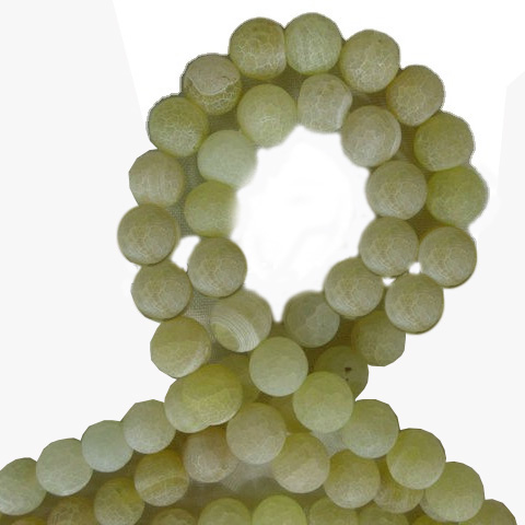 Crackle Agate Round Beads Full Strand en-gros Gemstones 41