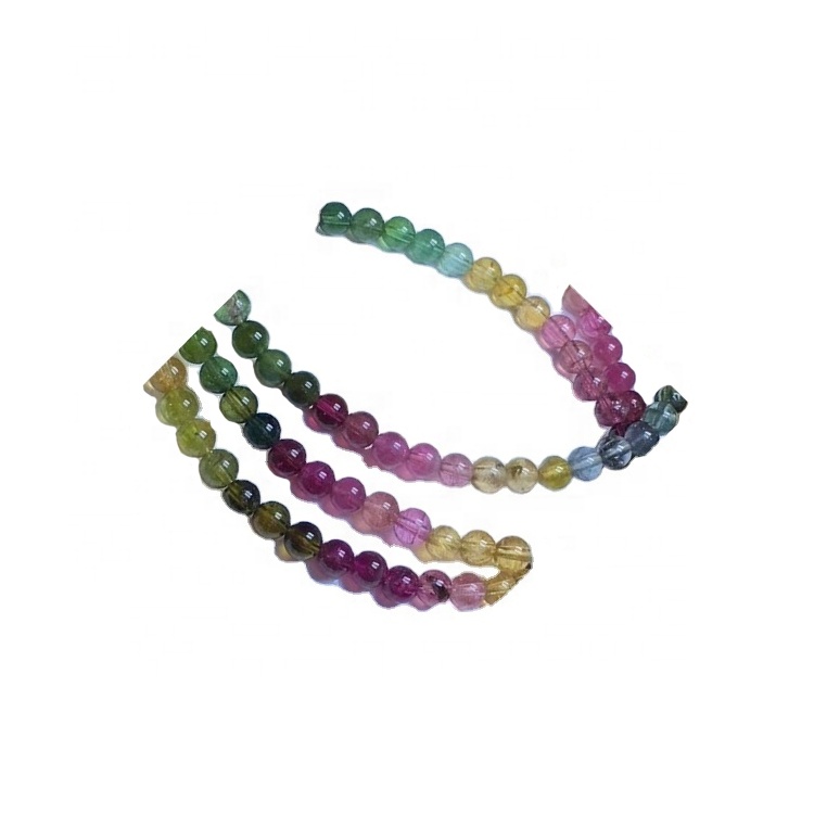 Natural Tourmaline perlur fáður lausar gemstone cabochon fyrir hálsmen gerð 41