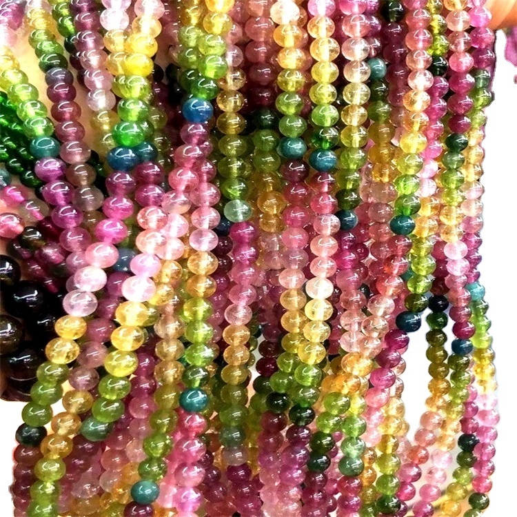 Popolare Naturally Tourmaline Rubellite Apyrite Beaks Strings Tourmaline Rubellite Apirite 17