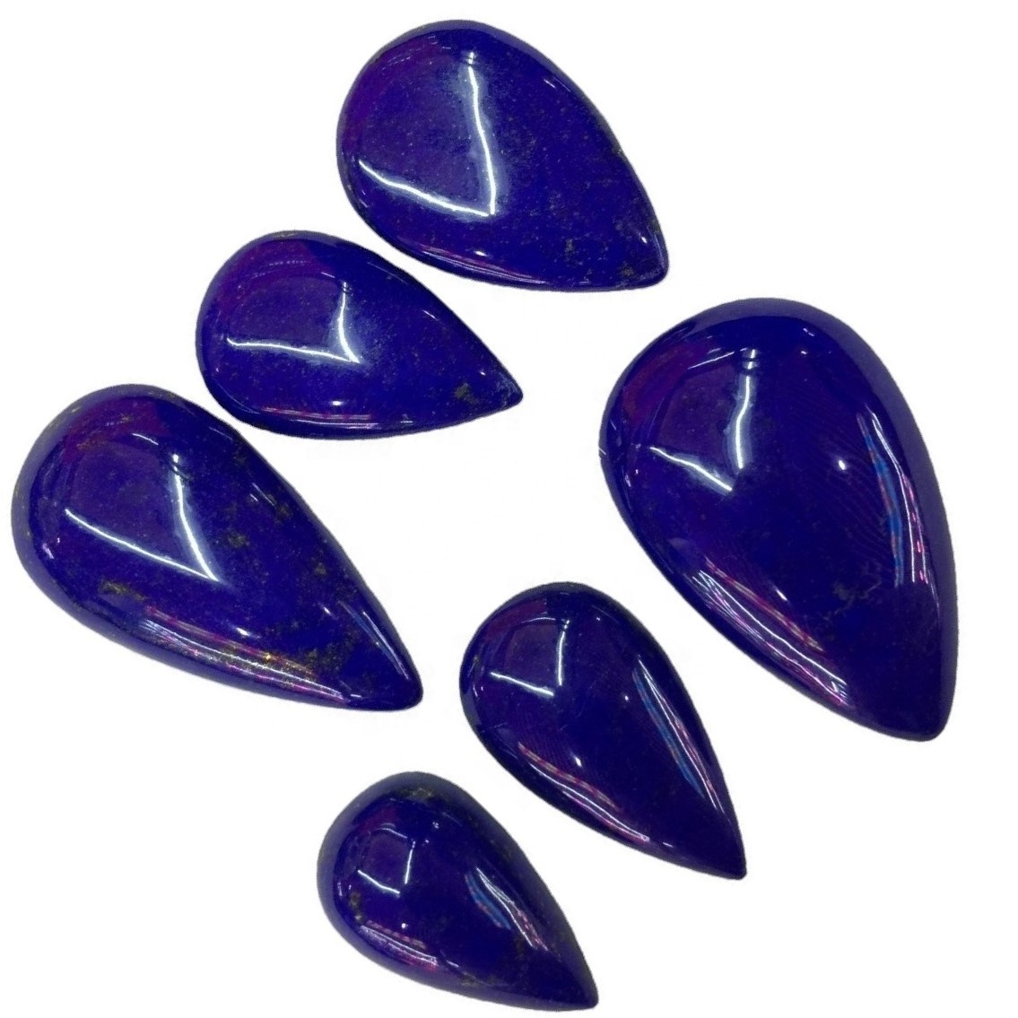 Lapis natural lapis lazuli de llàgrima de llàgrima de llàgrima de llàgrima calibrada 40