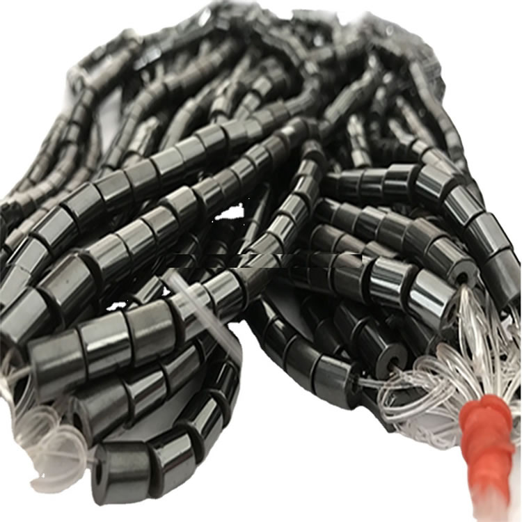 Hematite Heishi Perlur Hálsmen Skartgripir Gerðu heildsölu 40