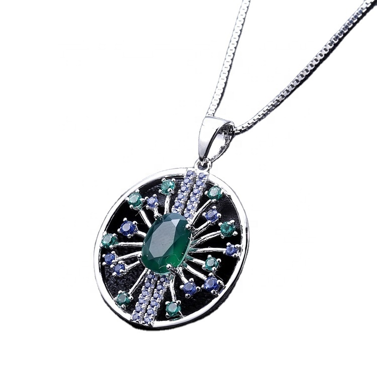 Στεγνό χρώμα Bule 30mm έως 40mm Crystal Druzy Druzy Electropart Gemstone κρεμαστό κόσμημα 17