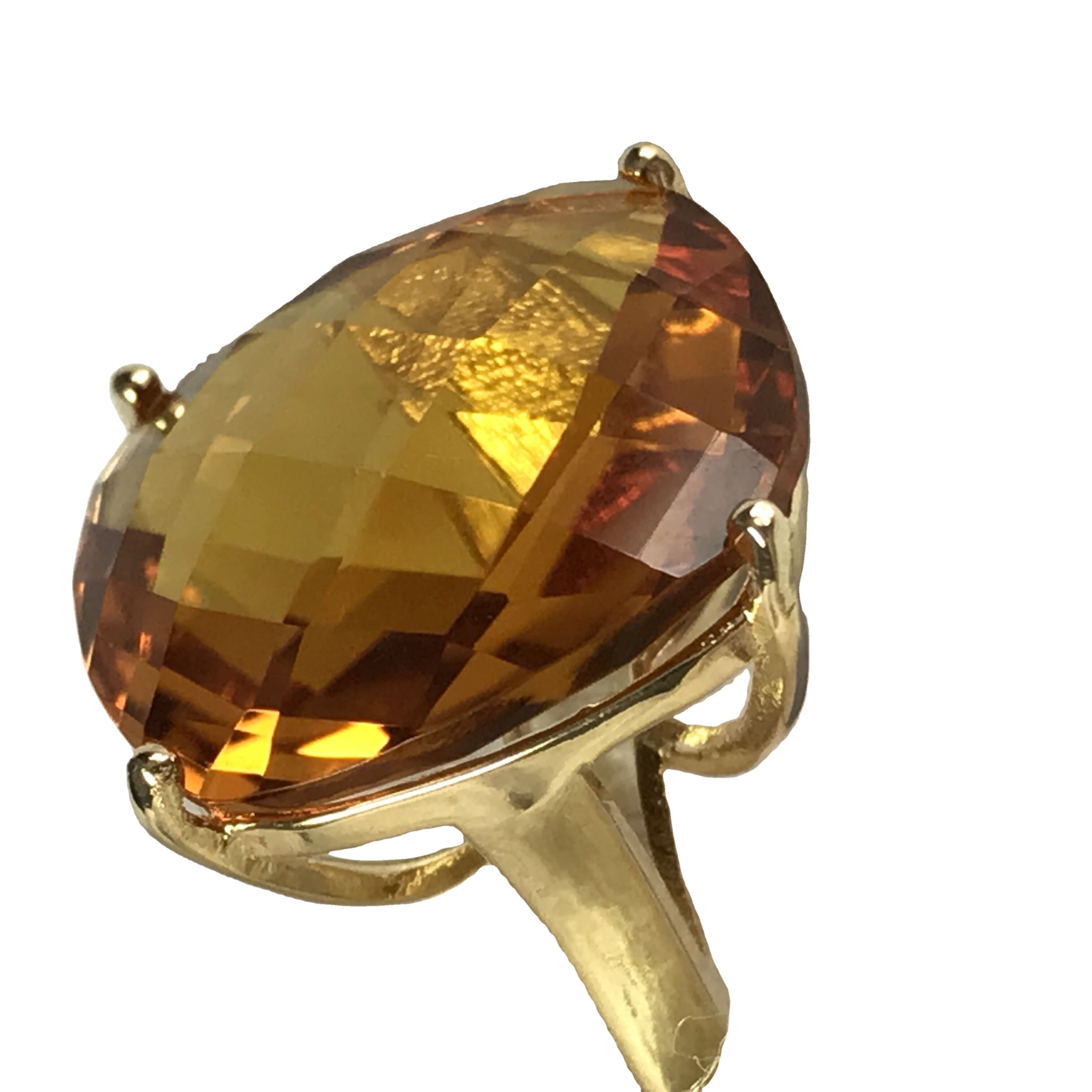 Ametist Garnet Citrine unaza 17