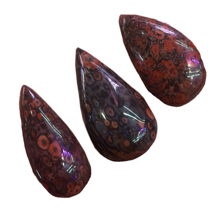 Прыродны акіян Jasper Cabochon Lot аптовы акіян Jasper Stone Bulk Ocean Jasper Gemstone 41