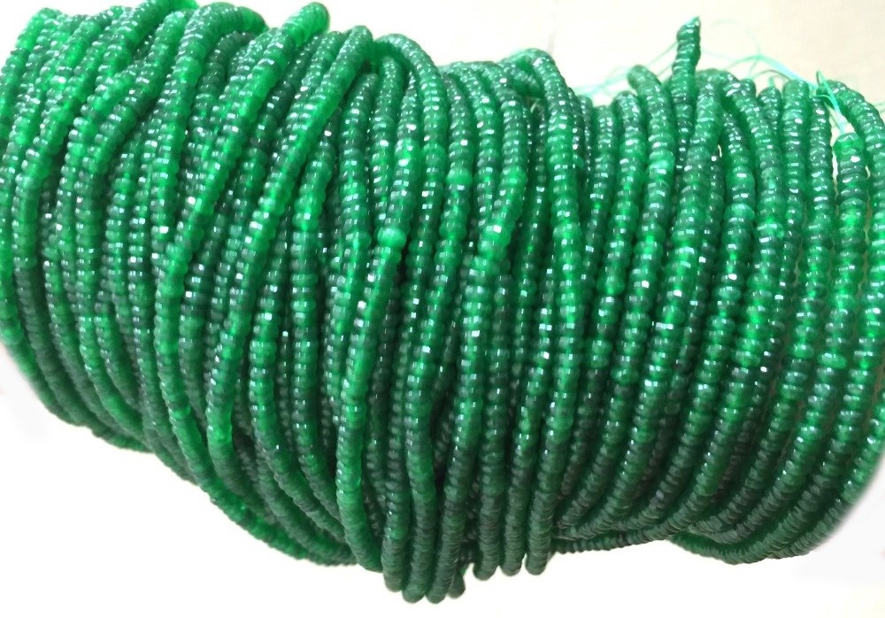 High gradu Naturalis viridi agate solutam gemmas 6mm 8mm 10mm lenis polita per XVI inch litus 17