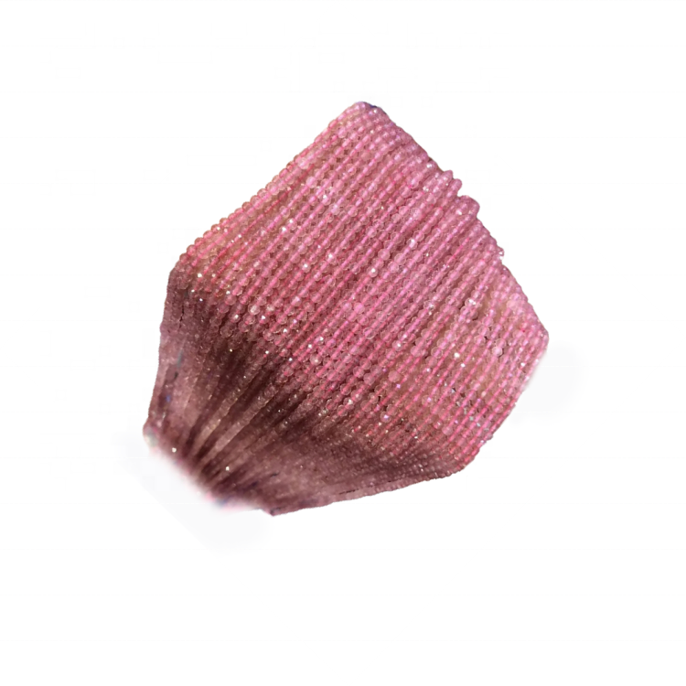 Morganite faceted umferð perlur bleikur morganite demantur skera faceted umferð perlur 40