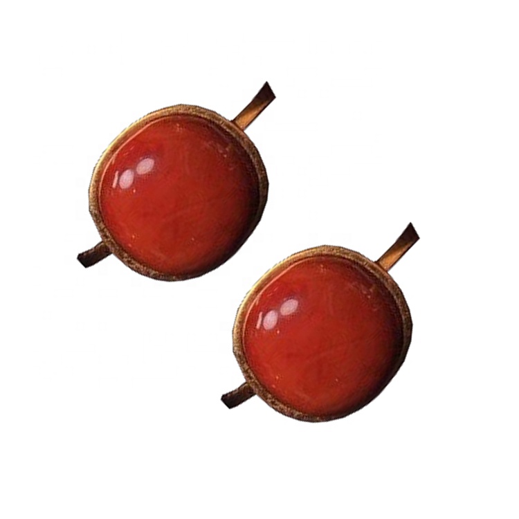 Елегантний червоний агатовий кільце овальна форма природний червоний нанхон ювелірних виробів 17