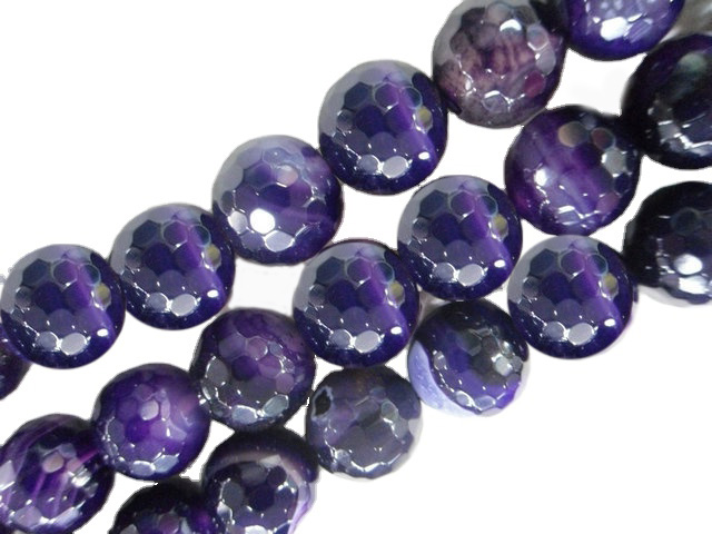 Prirodni ljubičasti ahat, dragi kamen, labave okrugle perle 16 niti 6 mm 8 mm 10 mm 12 mm 28