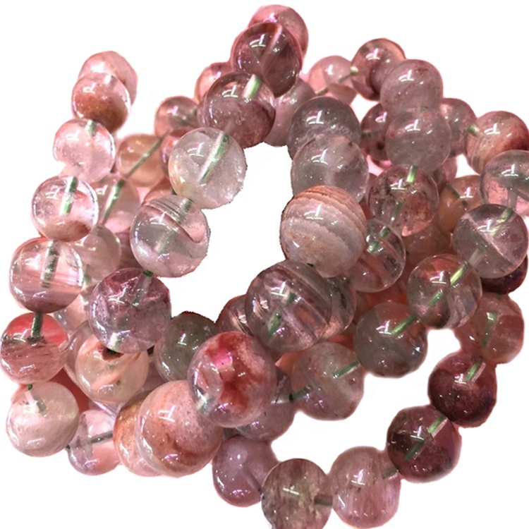 Bracciali del cluster del quarzo del fantasma del fantasma variopinto naturale 32