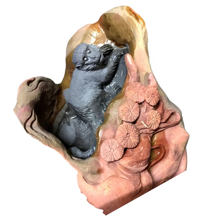 Amerika huet den AMVED Monkey Déier Stone Stone 41