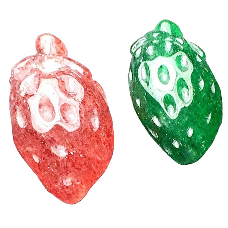 Pietra preziosa quarzo fragola Fiori scolpiti / uccelli / pietre animali fanno all'ingrosso 40