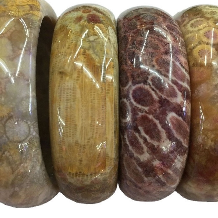 Բնական քրիզանտեմ քարե հմայքը ձեռնաշղթաներ Coral Fine Beads Gemstone ձեռնաշղթա կանանց ձեռնաշղթա 41