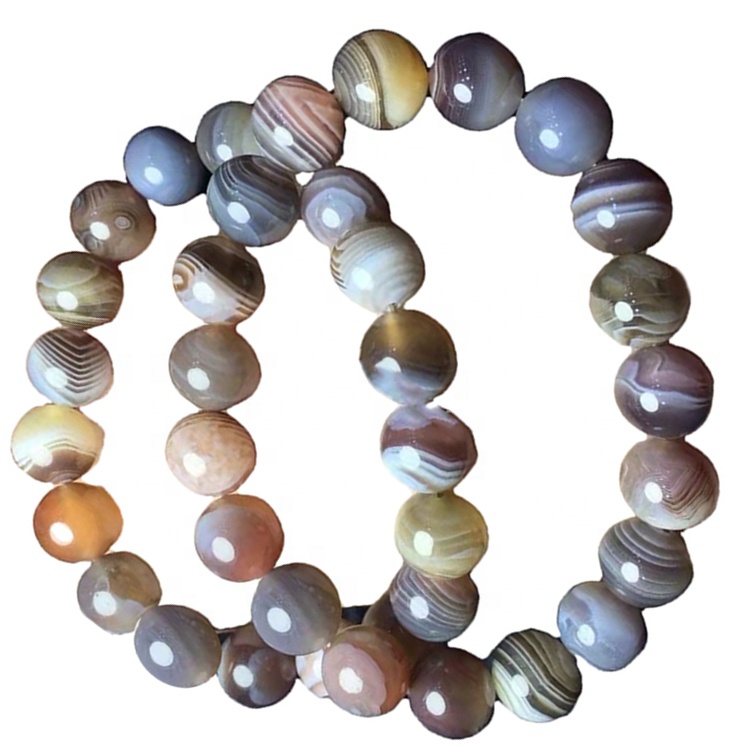 Braccialetto per perle di agata naturale naturale di migliore qualità per uomini Agata Bracciali personalizzabili Placcato oro / argento Bracciale 13