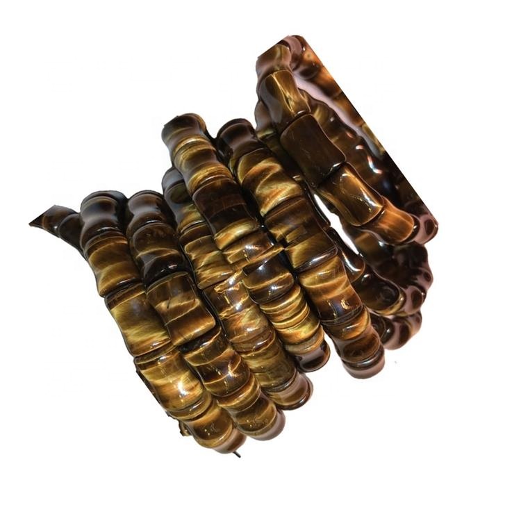 Natural tigreye circum armilla pulchra sculptura Jade bangle 40