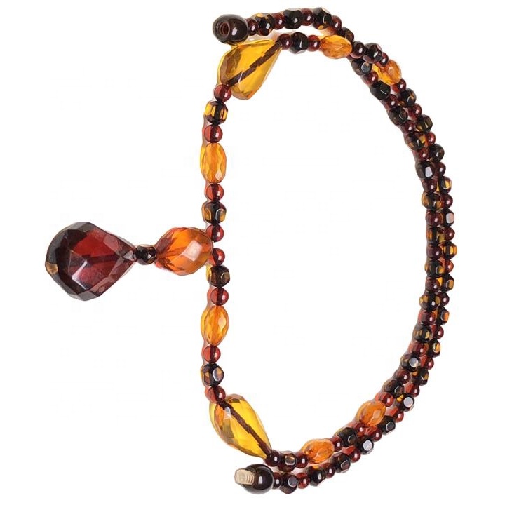 Heildverslun Natural Amber Teething Hálsmen 40