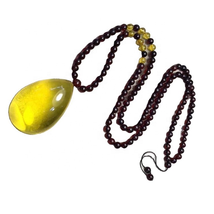 Качество янтарные грубые вырезать бусины ожерелья молитве янтарный ожерелье 40