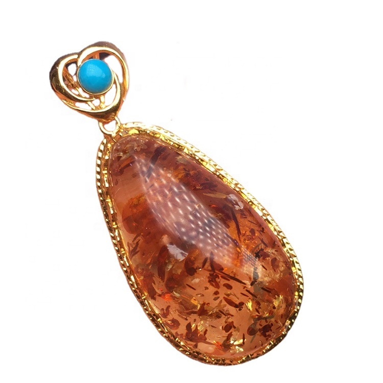 Prírodný hnedý amber.amber náhrdelník.honey Amber šperky 17