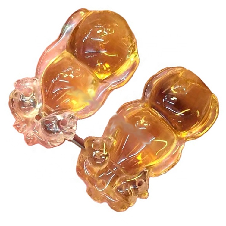 Цитрин кварц резной драгоценный камень свободных бусин 40