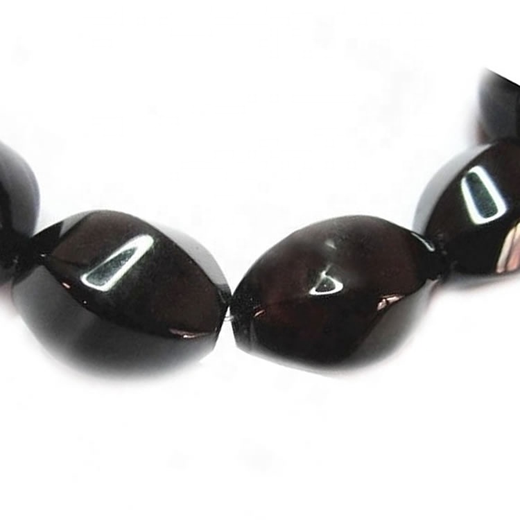 Dvostruki bočni black crni oniks gemstone 41