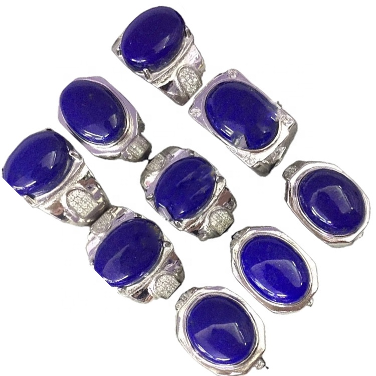 Lapis Lazuli Silver Ring Factory Ціна 925 Sterling Silver Gemstone Ring 40