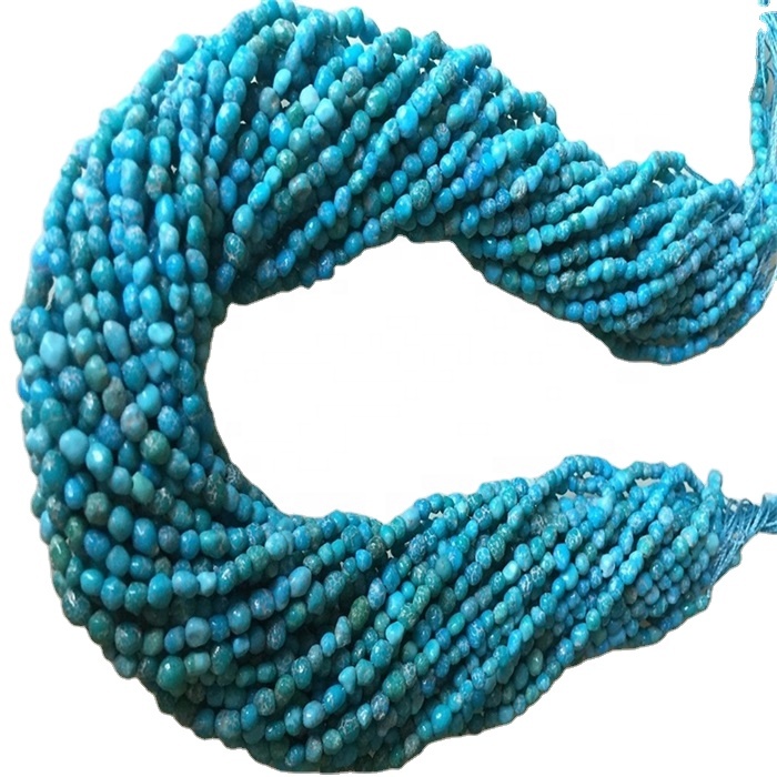 Firuzəyi fişlərin muncuqları Topdan firuzəyi Gemstone edir 17