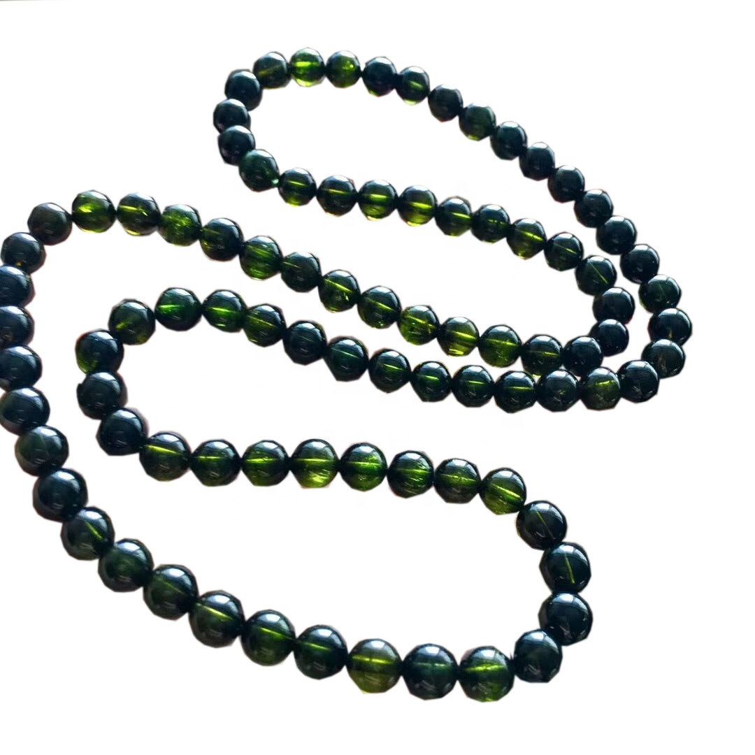 נאַטירלעך ראָזעווע טאָורמאַלין קייַלעכיק קרעלן ענערגיע געמסטאָנע פרייַ קרעלן פֿאַר האַלדזבאַנד מאַקינג 3 אַ קוואַליטעט 16 אינטש 17