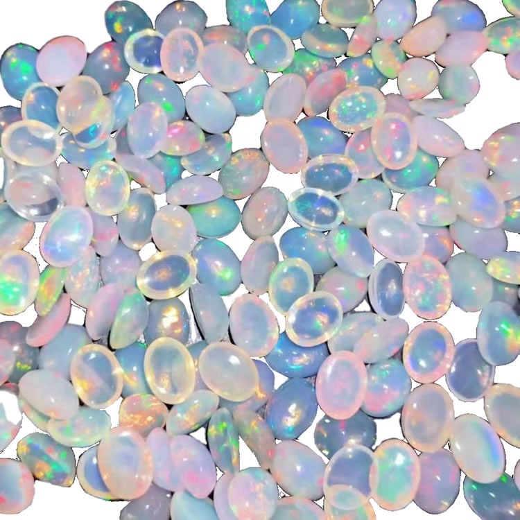 6 * 6 sporöskjulaga AAA gæði Opal Cabochon lausar gemstone 40