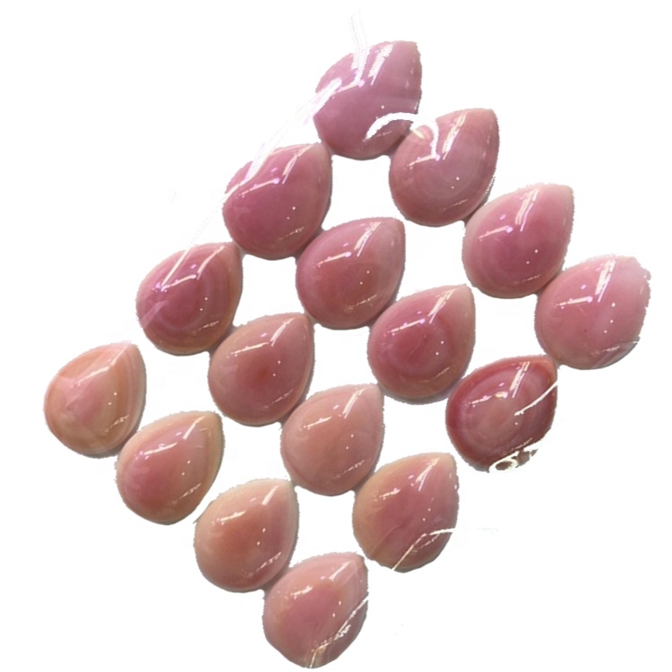 Prirodni razni oblici ružičaste školjke Cabochons Pink Queen Conch Shell CABES 41