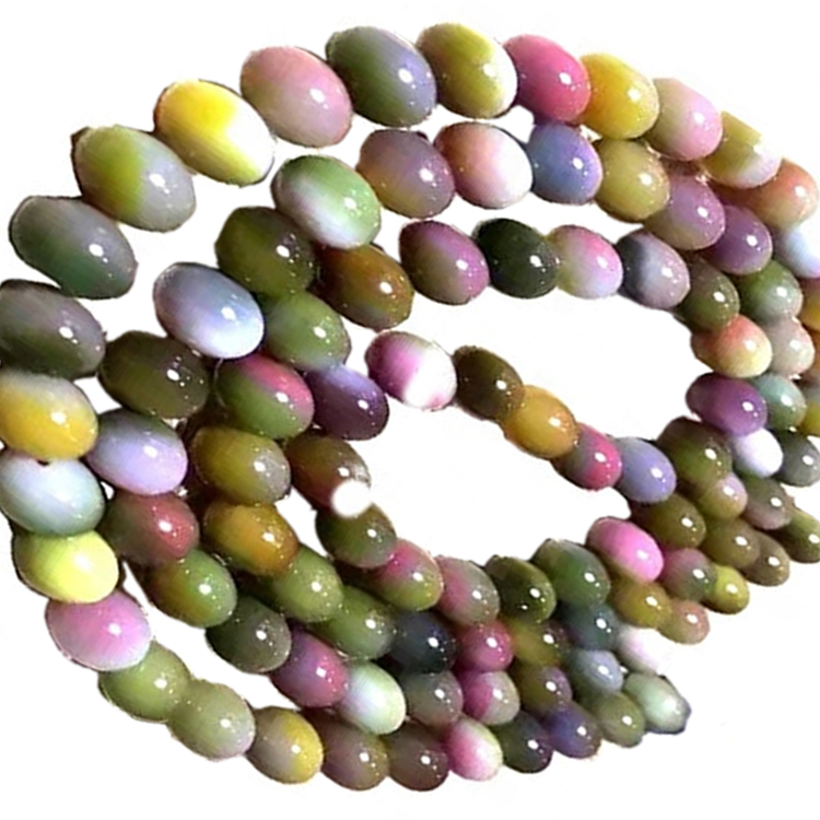 Bunte Buddha-runde Perlen beten Achat-Armband-Schmuck 17