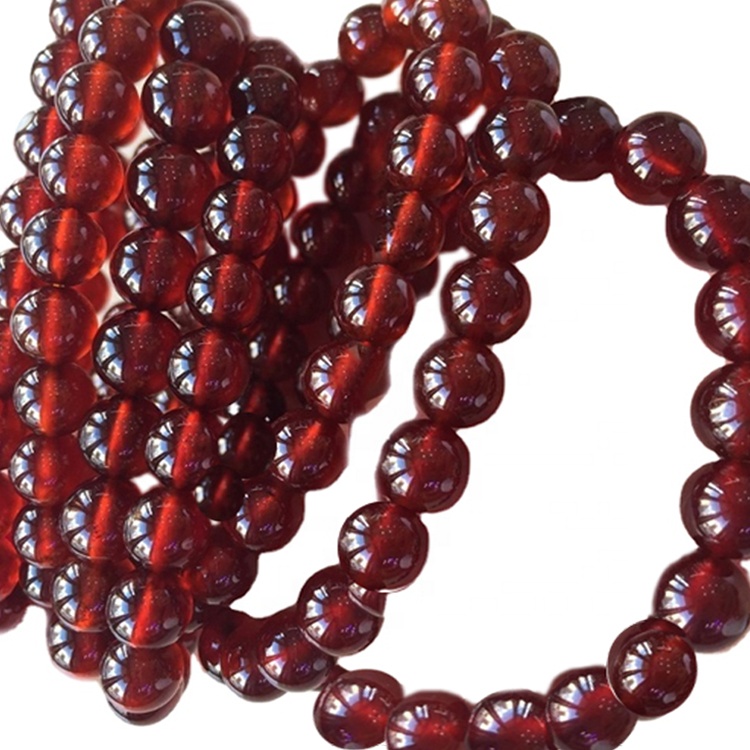 Pietra preziosa grezza lucida naturale del granato rosso per la creazione di gioielli 40