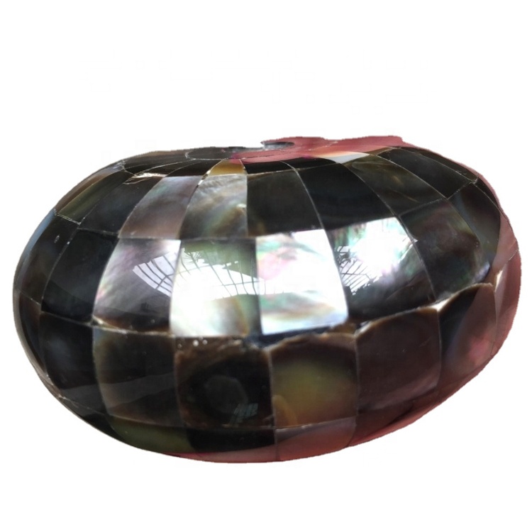 Mozaiku Style Shell Beads Mozaiku Shell raundin më shumë madhësi për të bërë 40