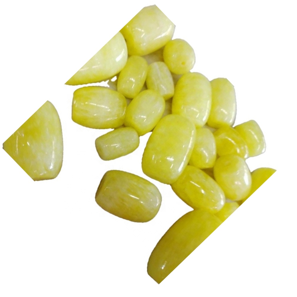 Le perle del tamburo di colore giallo smithsonite fanno all'ingrosso 40