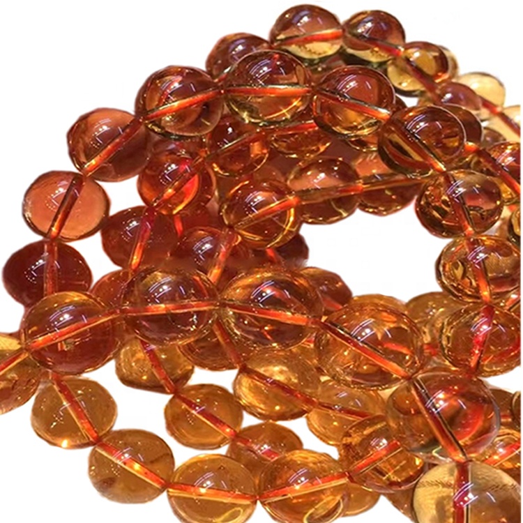 Bycelet byzylyk 6mm citrine byzylyk citrine 17