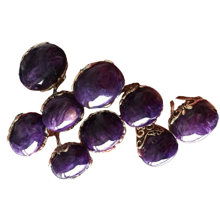 Charoite 925 Sterling Silver Ring / argjendi bizhuteri Prodhuesi / me shumicë 17