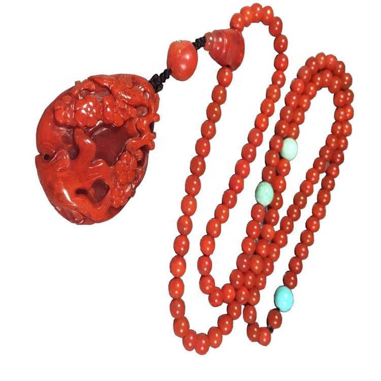 Roșu de Sud Agate pandantiv de pește de sculptură bijuterii roșu nanhong bijuterii pandantive 40