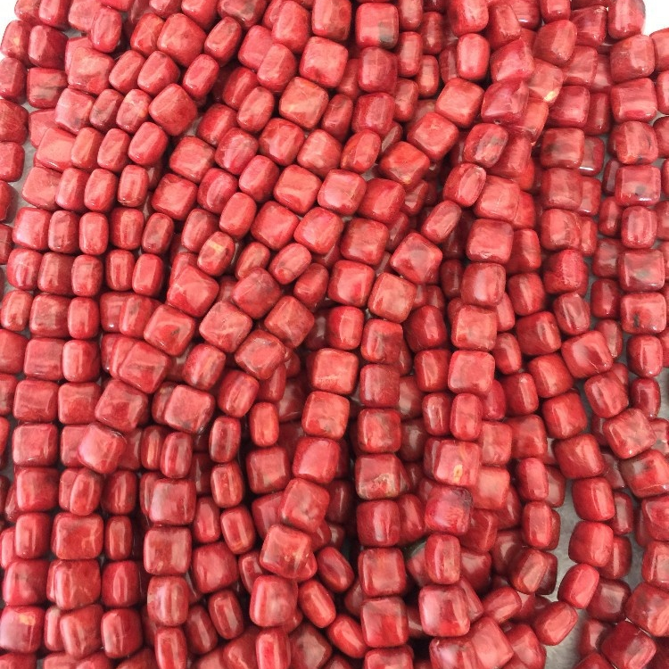 Apple Coral þjappað kodda perlur 41