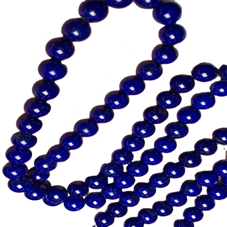 Heildverslun Natural Rock Phantom Quartz Ball Lapis Lazuli perlur 17