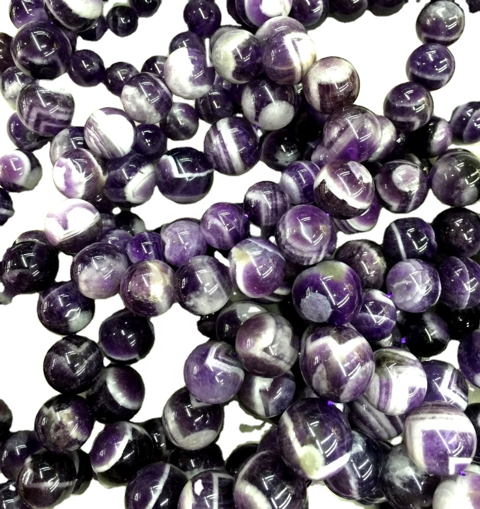 Strands natyrore të lirshme ametist rruaza të lirshme 40