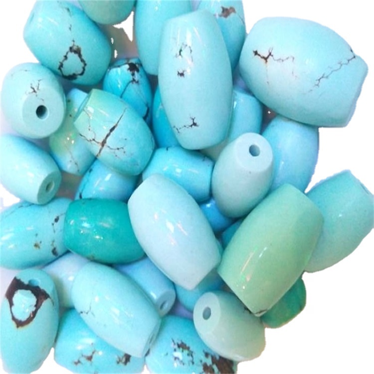 Visokokvalitetni tirkizni bubanj perle čine veleprodaju 41